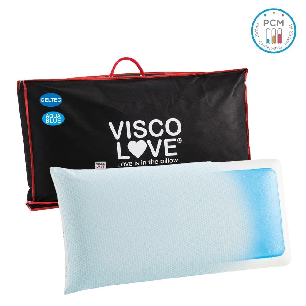 Almohada viscoelástica Visco Love GelTec Aqua Blue Ivorimatex - Imagen 1